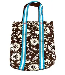 American Eagle Womens Shoulder Bag Tropical Print Summer Beach Bag Retro Floral