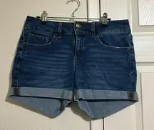 Low-Rise Jean Shorts