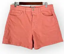 Joe's Jeans Fashion Denim Short Women's 30 Rose Pockets Belt Loops Zip Closure