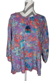 Floral Multicolor Women's Top