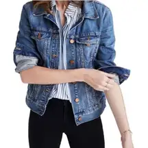 NEW Madewell The Jean Jacket in Pinter Wash, 3X‎