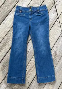 Anthropologie Pilcro And The Letterpress Women's Cropped Jeans Size 30"