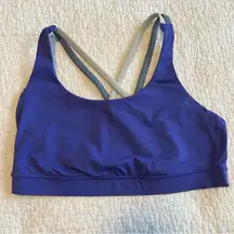 Lululemon Women’s Purple Strappy Energy Sports Bra 10