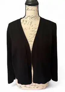 Tommy Hilfiger Black Open Cardigan Sweater Size XL