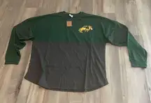 North Dakota State University Bisons ndsu oversized long sleeve shirt t shirt xl