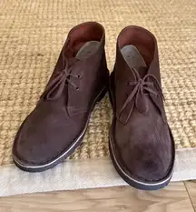 Clarks Originals Desert Boot Women’s 7 Brown Burgundy Suede Crepe Sole Chukka