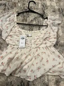 Floral Babydoll Top