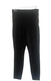 International Concept, Blk, size 6, Gold Zip accents, skinny pants, B72, $46