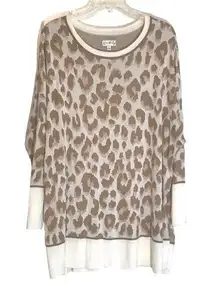 Cheetah Print Sweater