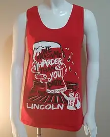 Gildan Red Nebraska Huskers Tank Top (Small)