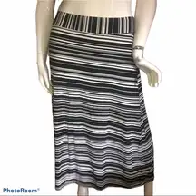 Roz & Ali striped maxi skirt