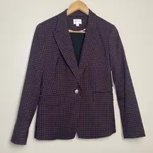 Riley & Rae Mini-checkered Blazer Size 4