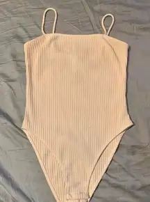 off-white ribbed bodysuit