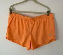 NWT New Balance Dry Core Woven Athletic Shorts 3 inch size XL neon orange