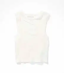 High Neck Cutout Top