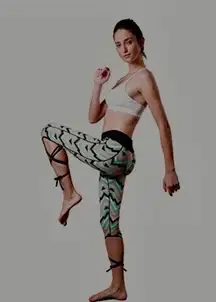 Quennie Ke High Waist Two Side Cutout Gym Yoga Leggings Running