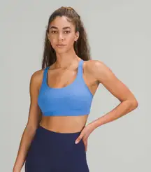 Lululemon All Powered Up Sports Bra. Blue Nile. Size: 32DDD. Medium Support.