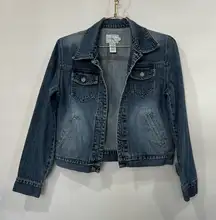 Calvin Klein Jeans Denim Jacket Size Small With Pockets 100% Cotton