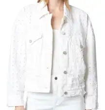 Blank NYC Eyes on You Denim White Jacket Trucker size XS