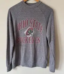 Ohio State OSU Buckeyes Grey Crewneck Sweatshirt Size Medium