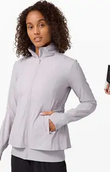 $128 Lululemon Sights Seen Jacket- Chrome  iced lavender 8