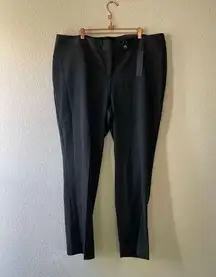 NWT lane Bryant grey work pants smart stretch straight pants size 22