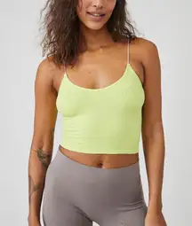 NWOT  Skinny Strap Brami / Tonic Neon Yellow