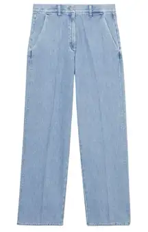 NWOT COS Straight-Leg Denim Trouser‎ High Rise Jean Women 4, Fits a 2 Light Wash