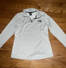 Gray Quarter Zip Athletic Wear