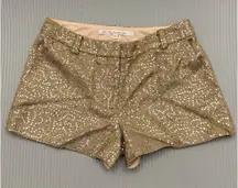 RACHEL Rachel Roy Gold Sequin High Waist Shorts