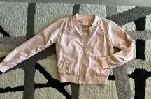 Light pink women’s “Baseball/ Bomber style” jacket