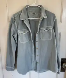 Outerknow light blue Blanket Shirt size med/large.