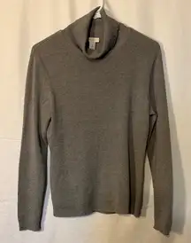 Chico's Classic Gray Turtleneck Sweater blouse