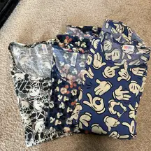 Bundle of 3 LuLaRoe Disney T-Shirts Women‎ Mickey Mouse Small