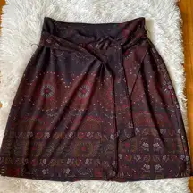 Boho wrapped skirt for women, size M