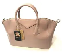 Romazio taupe Genuine Leather Satchel women’s purse