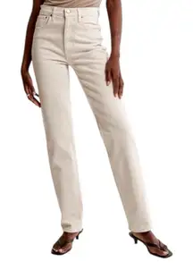 Abercrombie and Fitch Ultra High‎ Rise 90s Straight Jeans 24 long