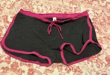 pink mini bloomer shorts