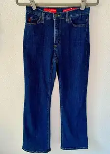 Ladies "NYDJ" Size 6P Dk Blue, Mid Rise, Tummy Tuck Jeans