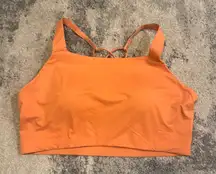 Nike Vibrant Orange Sports Bra