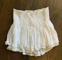 White Mini Skort