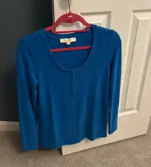 NWOT Lightweight Henley sweater