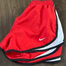 Nike  Red Athletic Shorts