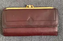 Vintage Princess Gardner Leather Wallet Full Grain Cowhide