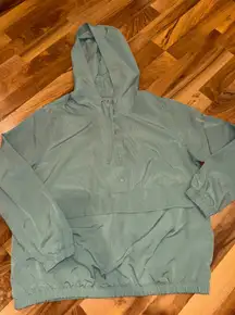 LIVI Lane Bryant Anorak Jacket Pullover Hooded Snap Pockets‎ Plus Size 14/16