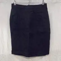 Vintage Linen Blend Pencil Skirt