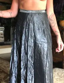 Silver Grey Maxi Skirt
