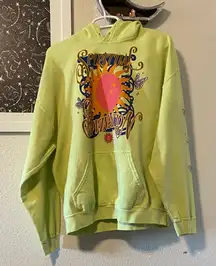 Urban Outfitters Lime Green Spiritual Awakening Hoodie