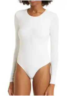 ATM Anthony Thomas Melillo Long Sleeve Bodysuit‎ White XL