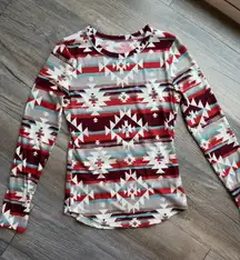 Western Aztec Long Sleeve No Boundaries 